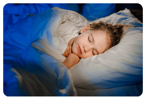 children weaaring bedphones 